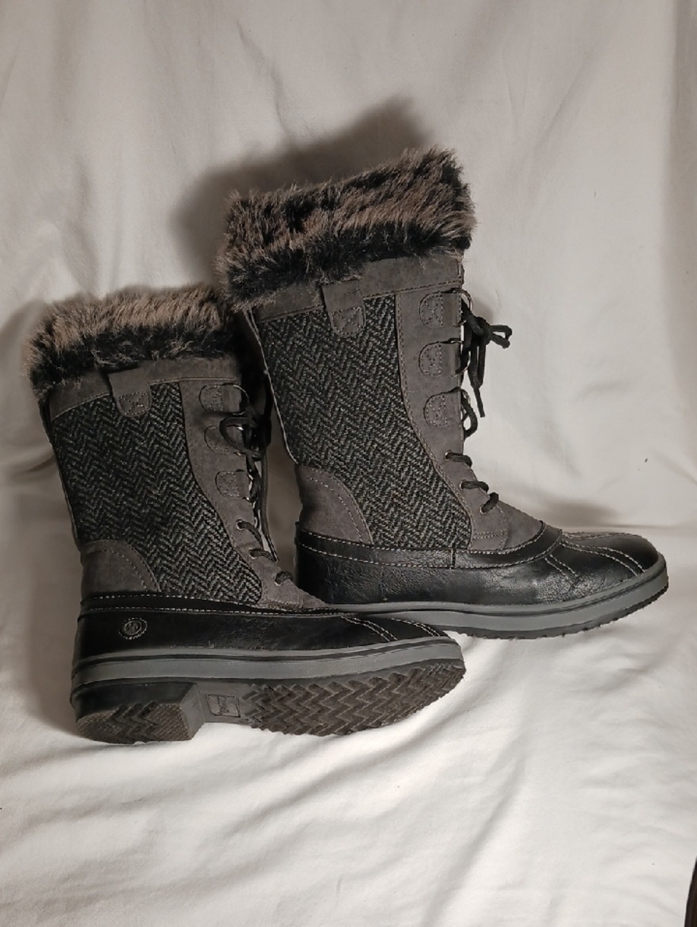 Northside Winter Boots (Faux Leather, Faux Fur, Faux Wool) Women's 9